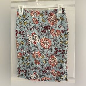 Floral formal skirt
